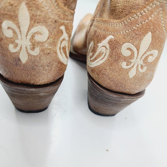 Corral Women's Brown R1974 Honey Cortez Embroidered Cowboy Western Boot Size 8.5 - Picture 4 of 8